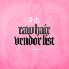 Raw Hair Vendor List